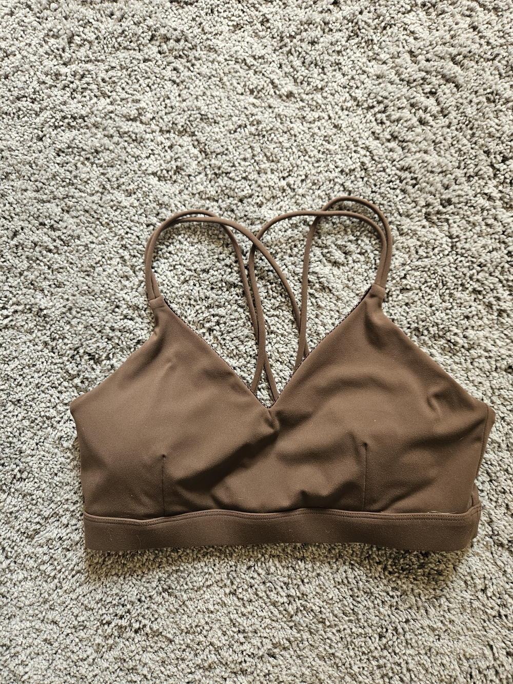 ZYIA's Everyday Strappy Bralette - Brown